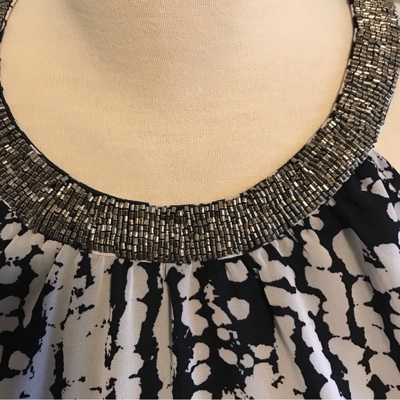 Alfani Blue and White Halter Top - Picture 4 of 4